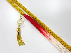 正絹　振袖用　手組帯締め